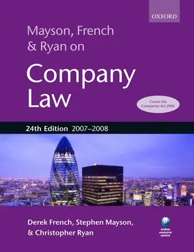 French / Mayson / Ryan |  Mayson, French and Ryan on Company Law | Buch |  Sack Fachmedien