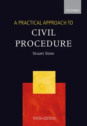 Sime |  A Practical Approach to Civil Procedure | Buch |  Sack Fachmedien
