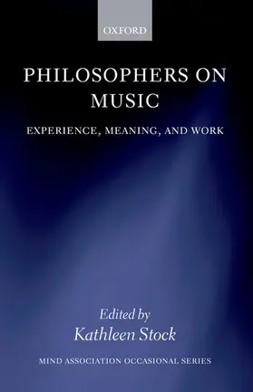Stock |  Philosophers on Music | Buch |  Sack Fachmedien