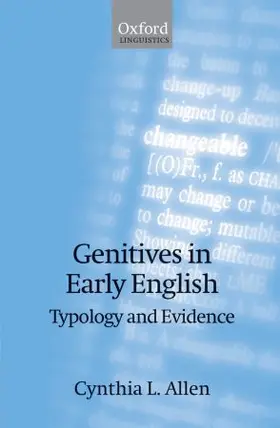 Allen |  Genitives in Early English | Buch |  Sack Fachmedien