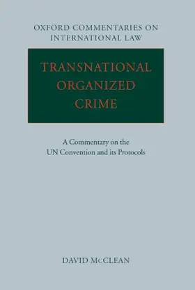 McClean |  Transnational Organized Crime | Buch |  Sack Fachmedien