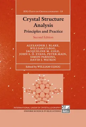 Blake / Cole / Evans |  Crystal Structure Analysis | Buch |  Sack Fachmedien