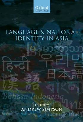 Simpson |  Language and National Identity in Asia | Buch |  Sack Fachmedien