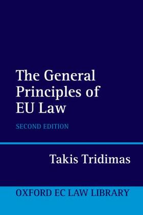 Tridimas |  The General Principles of EU Law | Buch |  Sack Fachmedien
