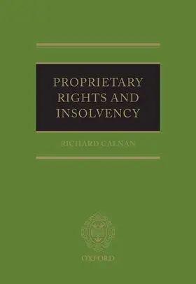 Calnan |  Proprietary Rights and Insolvency | Buch |  Sack Fachmedien