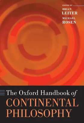 Leiter / Rosen |  The Oxford Handbook of Continental Philosophy | Buch |  Sack Fachmedien