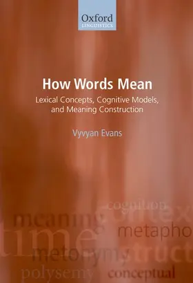 Evans |  How Words Mean | Buch |  Sack Fachmedien