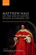 Postema |  Matthew Hale: On the Law of Nature, Reason, and Common Law | Buch |  Sack Fachmedien