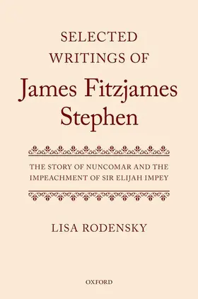 Rodensky |  Selected Writings of James Fitzjames Stephen | Buch |  Sack Fachmedien