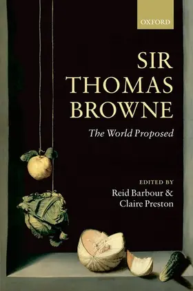 Barbour / Preston |  Sir Thomas Browne | Buch |  Sack Fachmedien