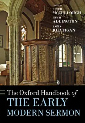 McCullough / Adlington / Rhatigan |  The Oxford Handbook of the Early Modern Sermon | Buch |  Sack Fachmedien