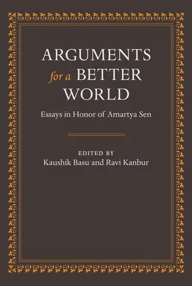 Basu / Kanbur |  Arguments for a Better World: Essays in Honor of Amartya Sen | Buch |  Sack Fachmedien