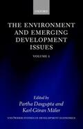Dasgupta / Maler / Mäler |  The Environment and Emerging Development Issues | Buch |  Sack Fachmedien
