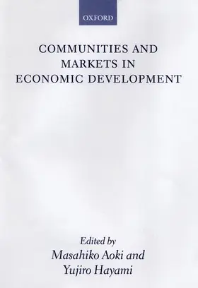 Aoki / Hayami |  Communities and Markets in Economic Development | Buch |  Sack Fachmedien
