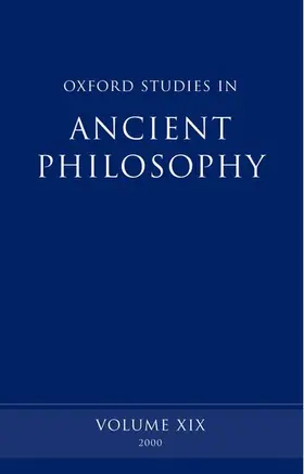 Sedley |  Oxford Studies in Ancient Philosophy | Buch |  Sack Fachmedien