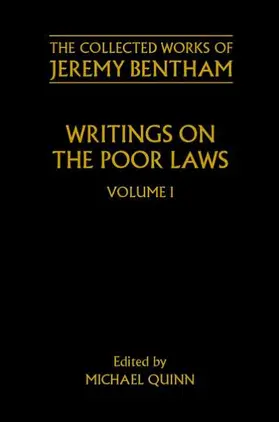Bentham / Quinn |  Writings on the Poor Laws | Buch |  Sack Fachmedien