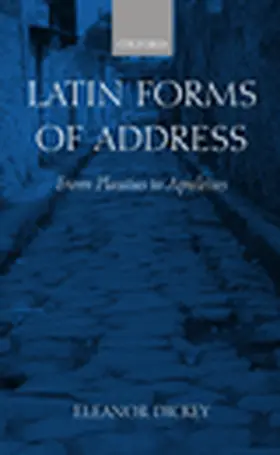 Dickey |  Latin Forms of Address | Buch |  Sack Fachmedien