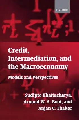  Credit, Intermediation, and the Macroeconomy | Buch |  Sack Fachmedien