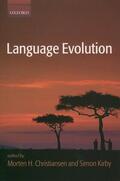 Christiansen / Kirby |  Language Evolution | Buch |  Sack Fachmedien