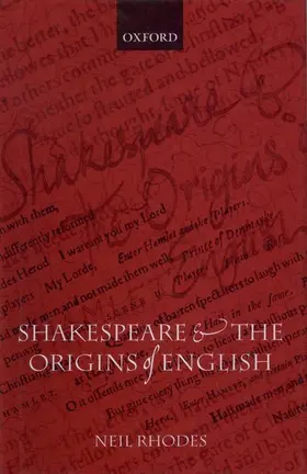 Rhodes |  Shakespeare and the Origins of English | Buch |  Sack Fachmedien