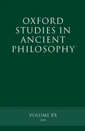 Sedley |  Oxford Studies in Ancient Philosophy | Buch |  Sack Fachmedien