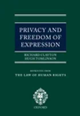 Clayton / Tomlinson |  Privacy and Freedom of Expression | Buch |  Sack Fachmedien