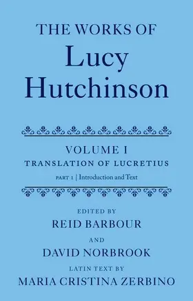 Barbour / Norbrook |  The Works of Lucy Hutchinson | Buch |  Sack Fachmedien