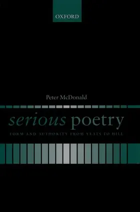 McDonald |  Serious Poetry | Buch |  Sack Fachmedien