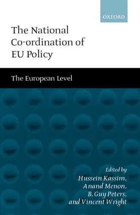 Kassim / Menon / Peters |  The National Co-Ordination of Eu Policy | Buch |  Sack Fachmedien