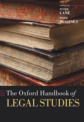 Cane / Tushnet |  The Oxford Handbook of Legal Studies | Buch |  Sack Fachmedien
