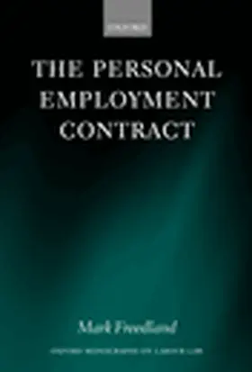 Freedland |  The Personal Employment Contract | Buch |  Sack Fachmedien