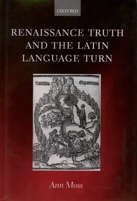 Moss |  Renaissance Truth and the Latin Language Turn | Buch |  Sack Fachmedien