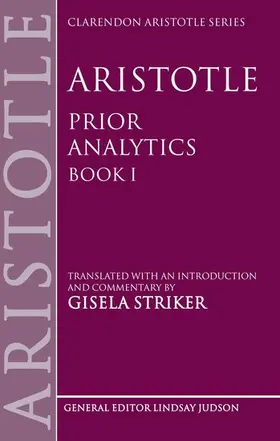 Striker |  Aristotle, Prior Analytics Book I | Buch |  Sack Fachmedien
