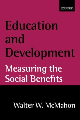 McMahon |  Education and Development | Buch |  Sack Fachmedien