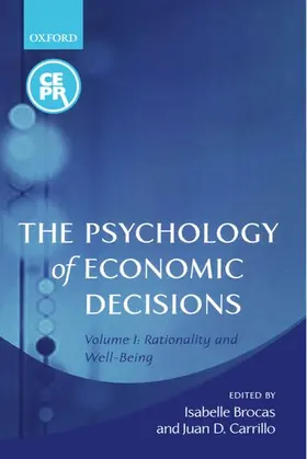 Brocas / Carrillo |  The Psychology of Economic Decisions | Buch |  Sack Fachmedien