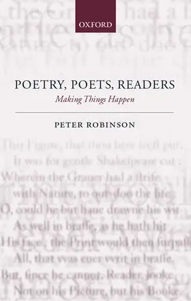 Robinson |  Poetry, Poets, Readers | Buch |  Sack Fachmedien