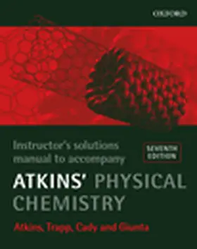 Atkins / Trapp / Cady |  Instructor's solutions manual to accompany Atkins' Physical Chemistry | Buch |  Sack Fachmedien
