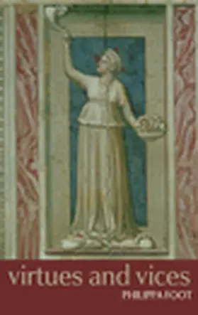 Foot |  Virtues and Vices | Buch |  Sack Fachmedien