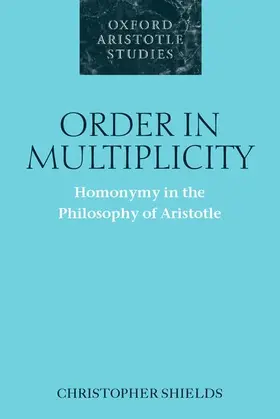Shields |  Order in Multiplicity | Buch |  Sack Fachmedien