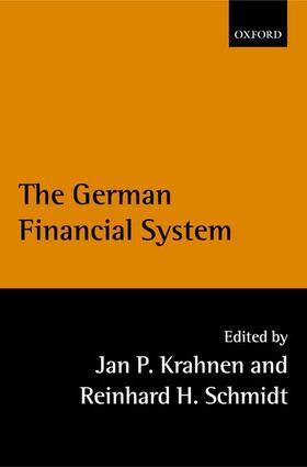 Krahnen / Schmidt | GERMAN FINANCIAL SYSTEM | Buch | 978-0-19-925316-6 | sack.de