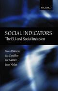 Atkinson / Cantillon / Marlier |  Social Indicators | Buch |  Sack Fachmedien