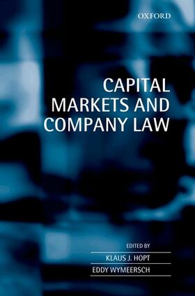 Hopt / Wymeersch | COMPANY LAW & FINANCIAL MARKET | Buch | 978-0-19-925558-0 | sack.de