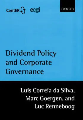 Correia da Silva / Goergen / Renneboog |  Dividend Policy and Corporate Governance | Buch |  Sack Fachmedien