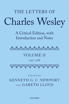 Newport / Lloyd | The Letters of Charles Wesley | Buch | 978-0-19-925997-7 | sack.de