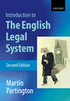 Partington |  Introduction to the English Legal System | Buch |  Sack Fachmedien