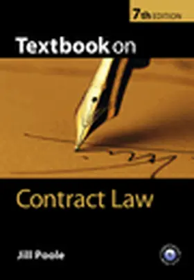 Poole |  Textbook on Contract Law | Buch |  Sack Fachmedien