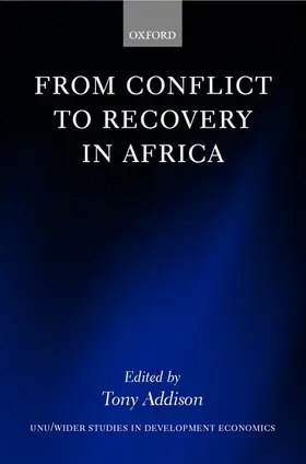 Wider / Addison |  From Conflict to Recovery in Africa | Buch |  Sack Fachmedien
