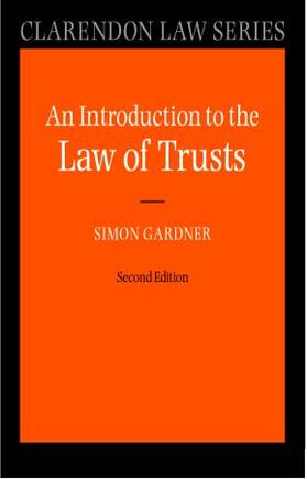 Gardner | An Introduction to the Law of Trusts | Buch | 978-0-19-926134-5 | sack.de