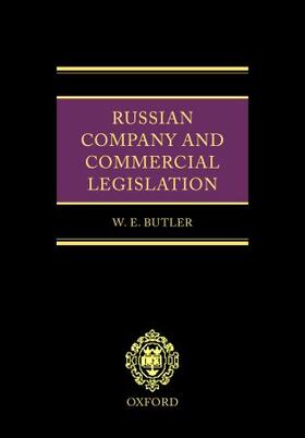 Butler |  Russian Company and Commercial Legislation | Buch |  Sack Fachmedien