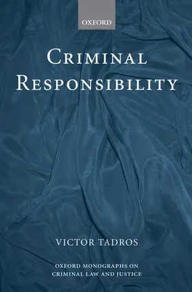 Tadros |  Criminal Responsibility | Buch |  Sack Fachmedien